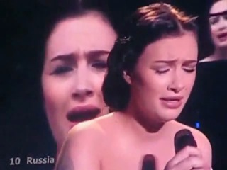 Анастасия Приходько- Мамо (Любительская съёмка генеральной репетиции финала Евровидения 2009 года)